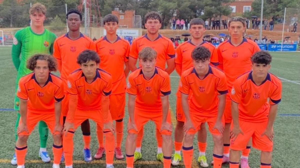 Este es el once titular que Pol Planas ha alineado en Sabadell
