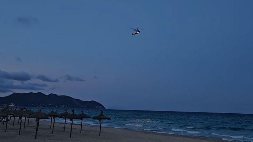 Der Hubschrauber rettete den Urlauber.