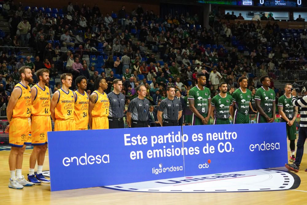 Partido del Unicaja - Gran Canaria Herbalife en el Martín Carpena.