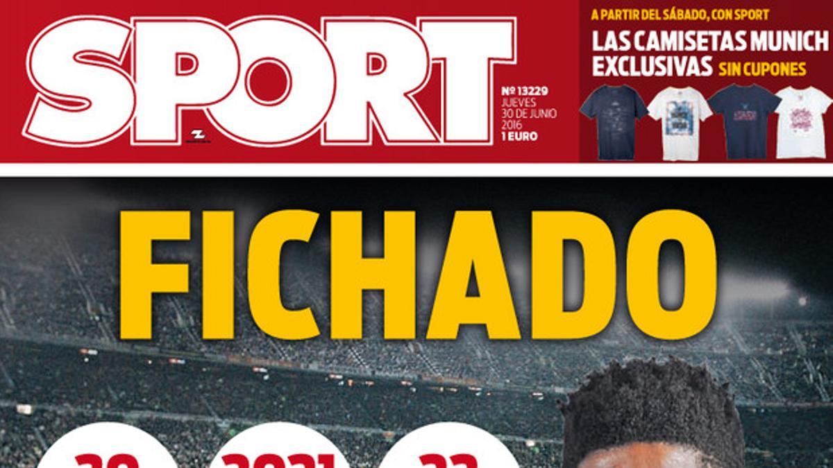 La portada de hoy