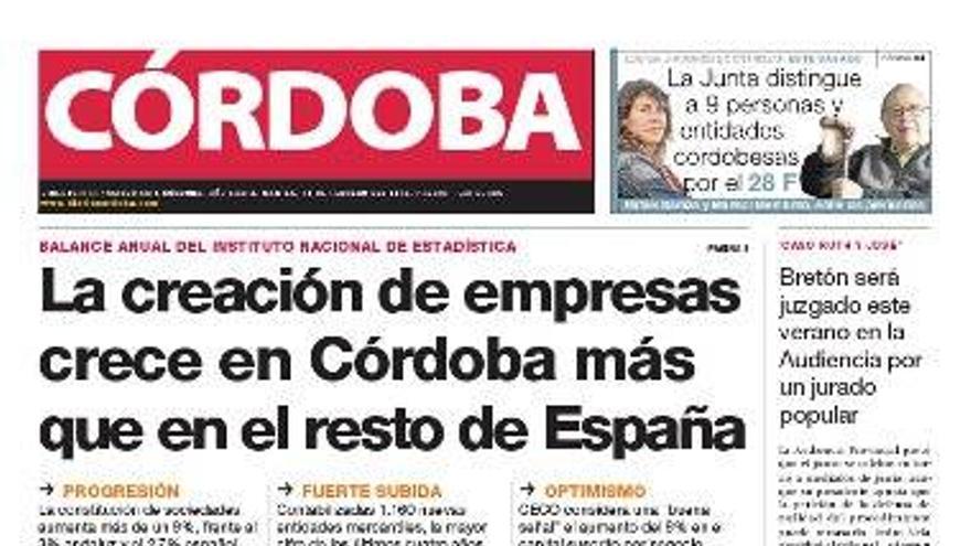 La portada de CÓRDOBA