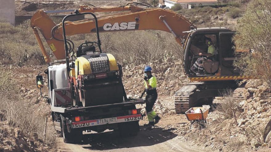 Trabajos en el acceso Norte del Circuito del Motor.