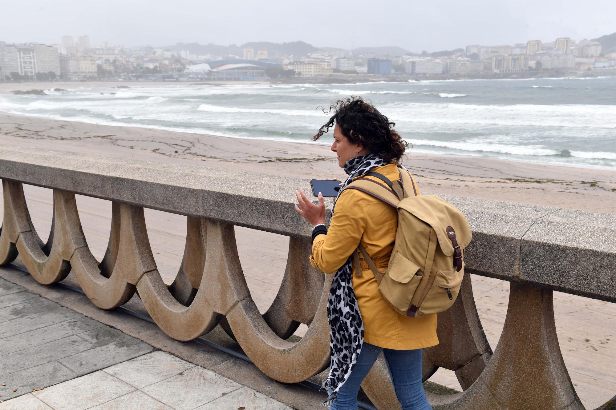 Minitemporal en A Coruña en pleno mes de junio