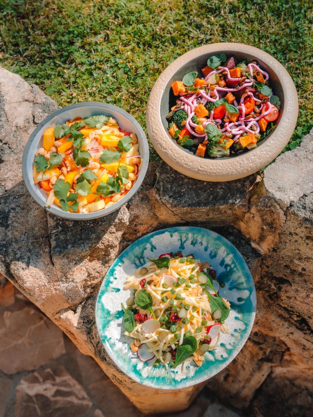 Las ensaladas de Lassala están pensadas para compartir.