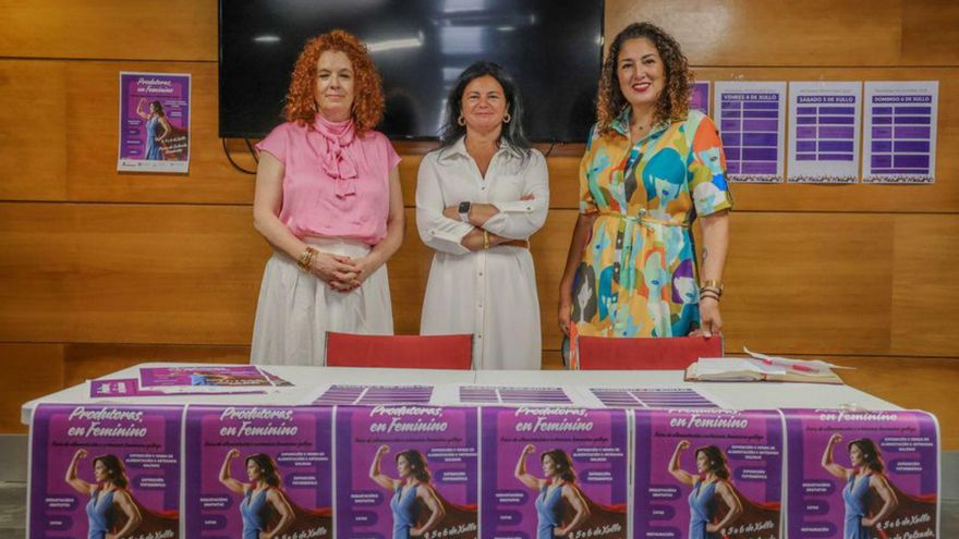 Presentación de Produtoras en Feminino.