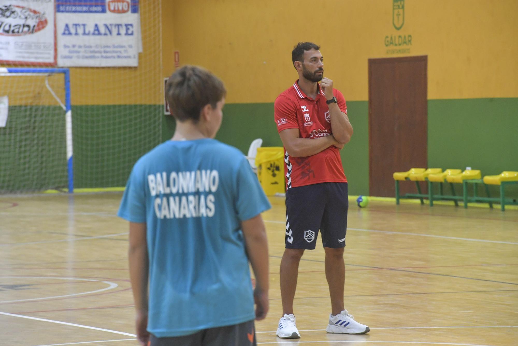 Dani Sarmiento, entrenador del Balonmano Gáldar