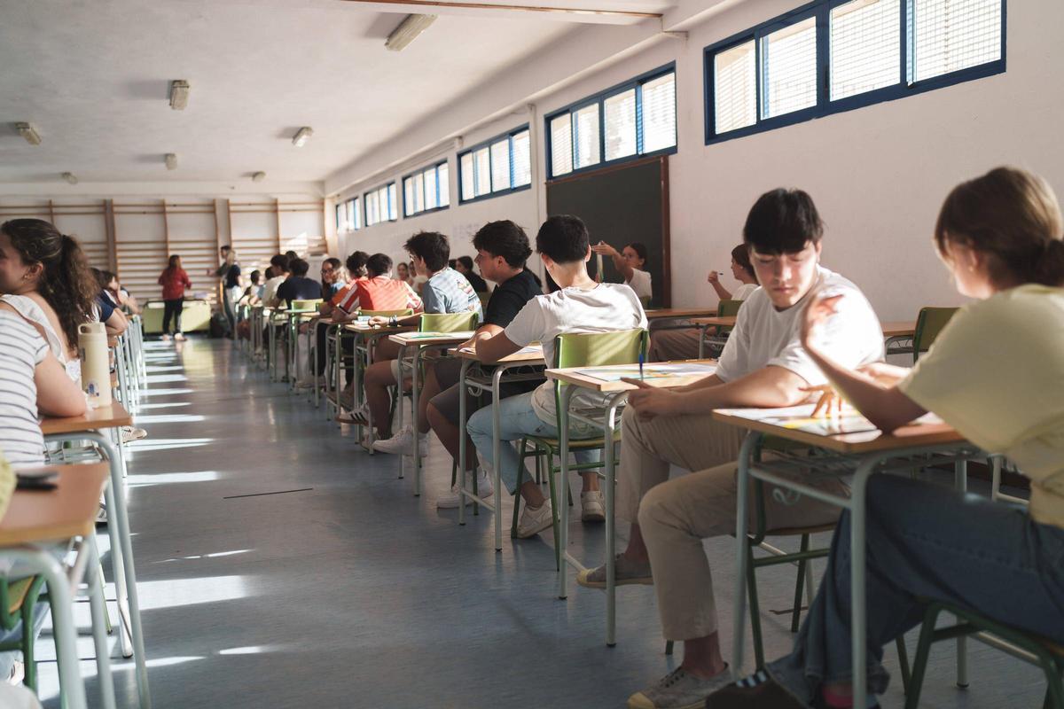 Así se desarrolla la PAU en el Instituto Santa Eulalia de Mérida