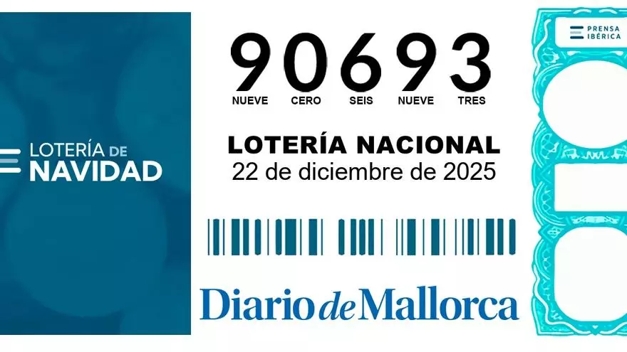 VÍDEO | El 90693, tercer premio de la Lotería de Navidad, vendido en el Port d’Alcúdia, Consell y Cala d’Or