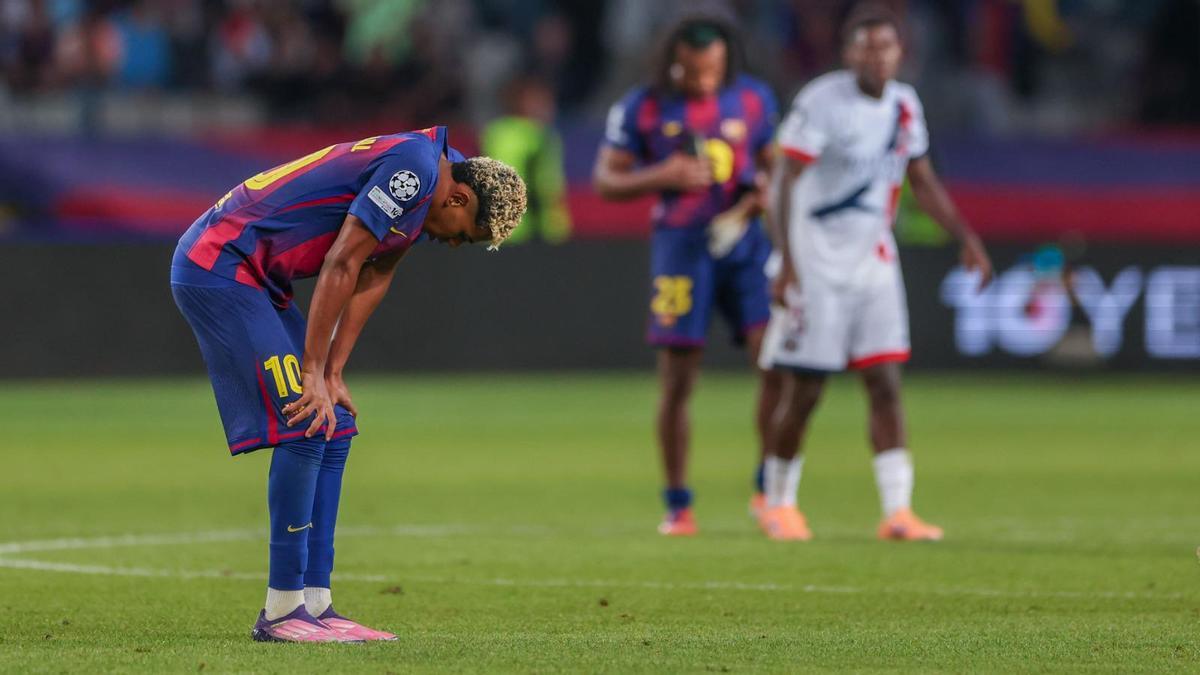 ¡Lo de Lamine Yamal no es normal! Mirad lo que hizo nada más empezar el partido....