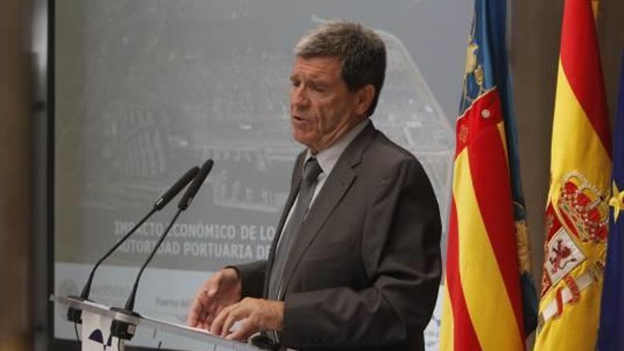 El presidente del puerto, Aurelio Martínez.