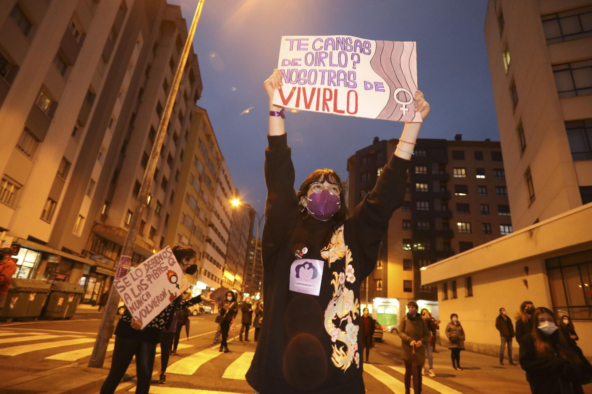 Manifestación del 8M en Avilés