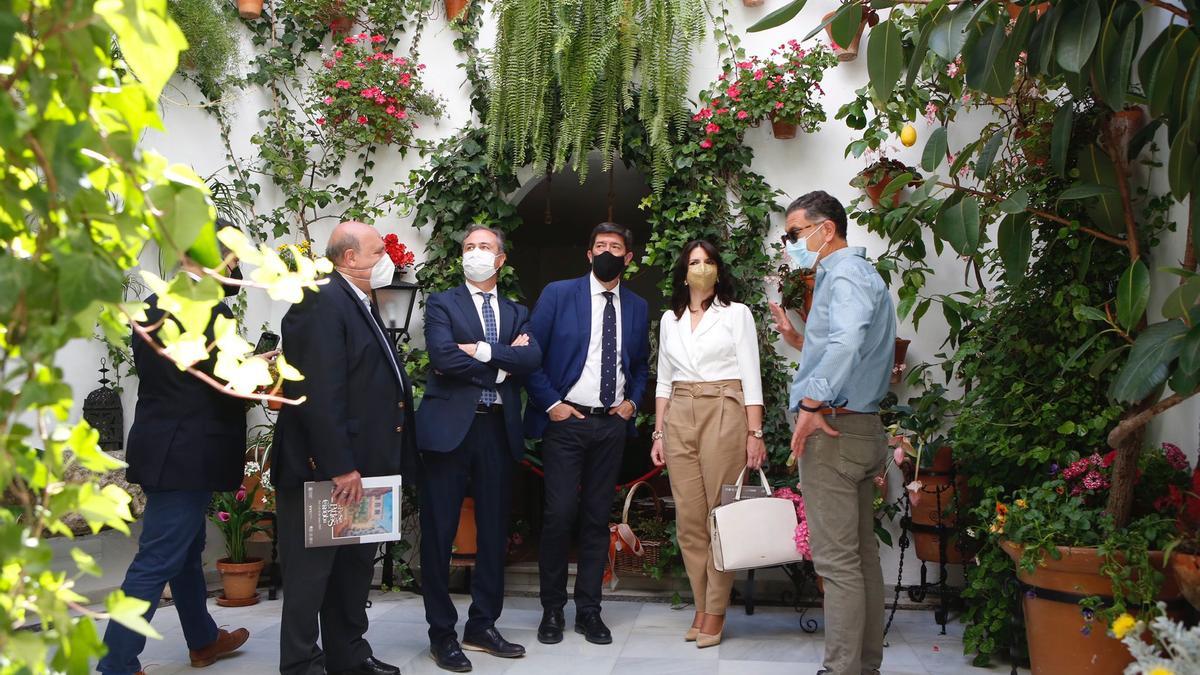 Juan Marín, en uno de los patios de Córdoba.