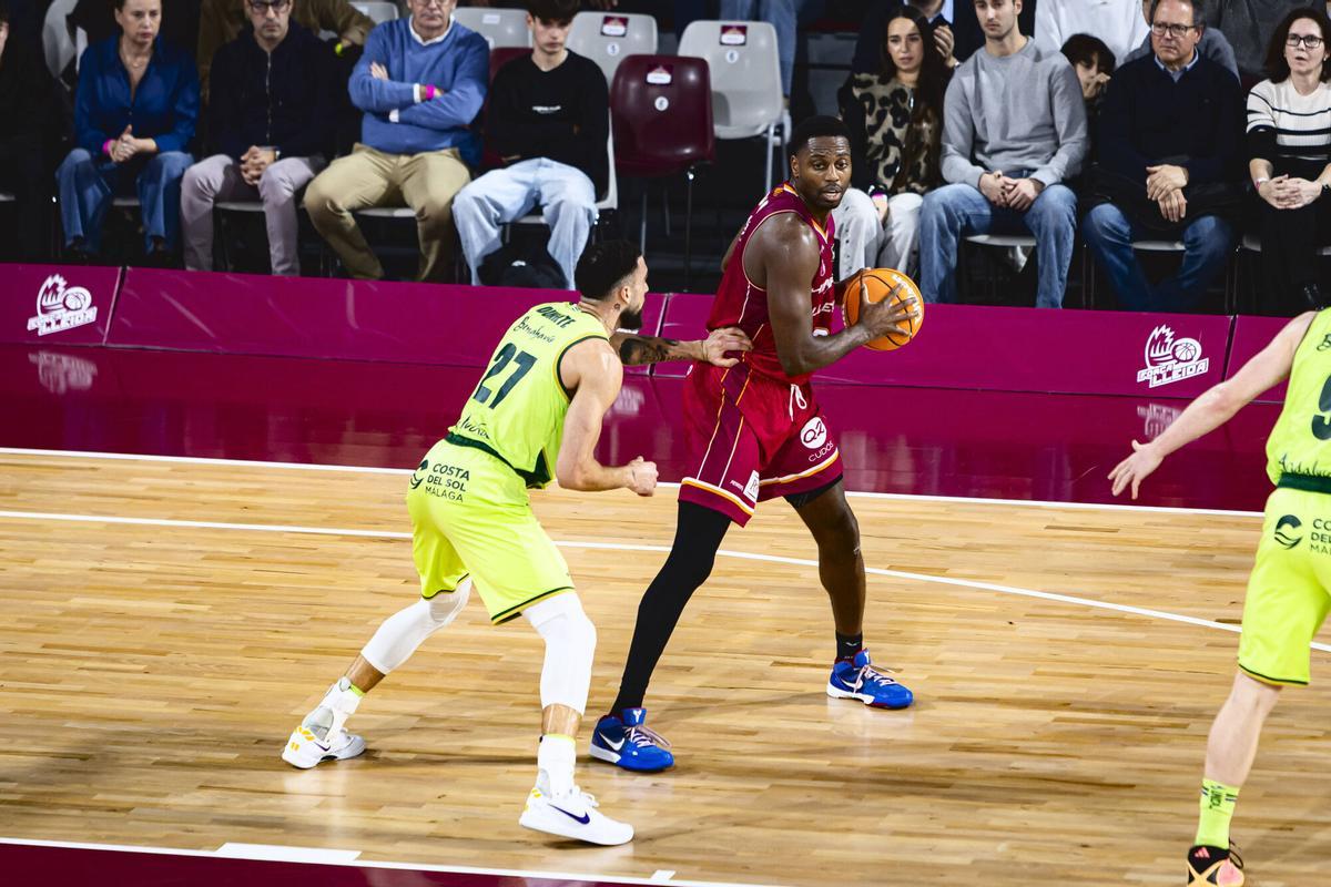 Partido de la novena jornada de la Liga Endesa entre Lleida y Unicaja