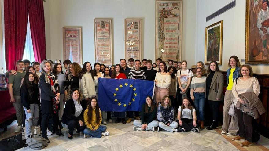 Sueca recibe a veinte estudiantes alemanes  en un programa de intercambio