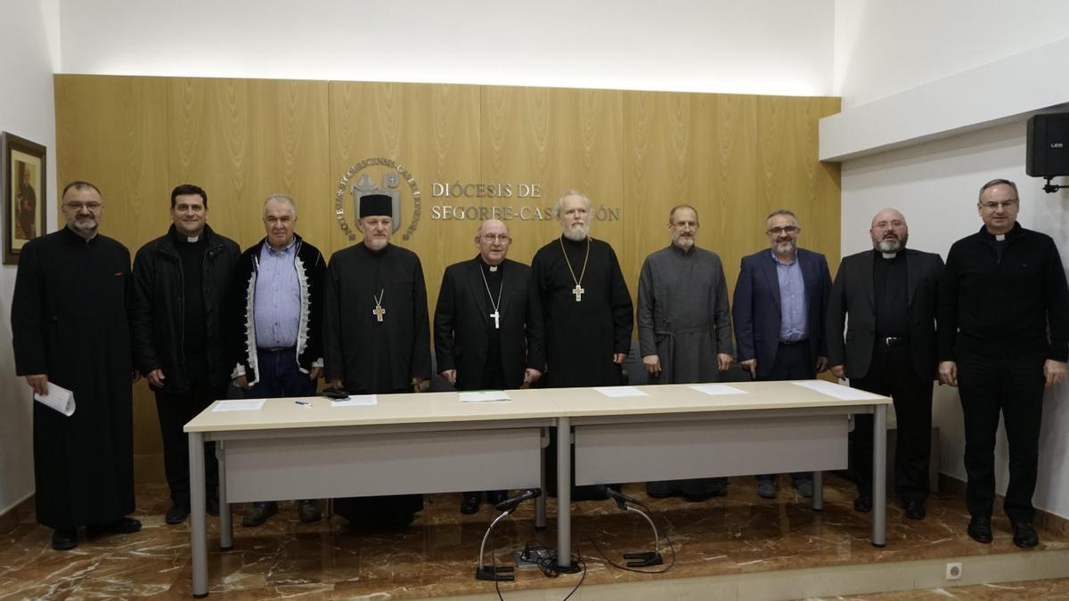 Los representantes de las seis principales confesiones religiosas de Castelló.