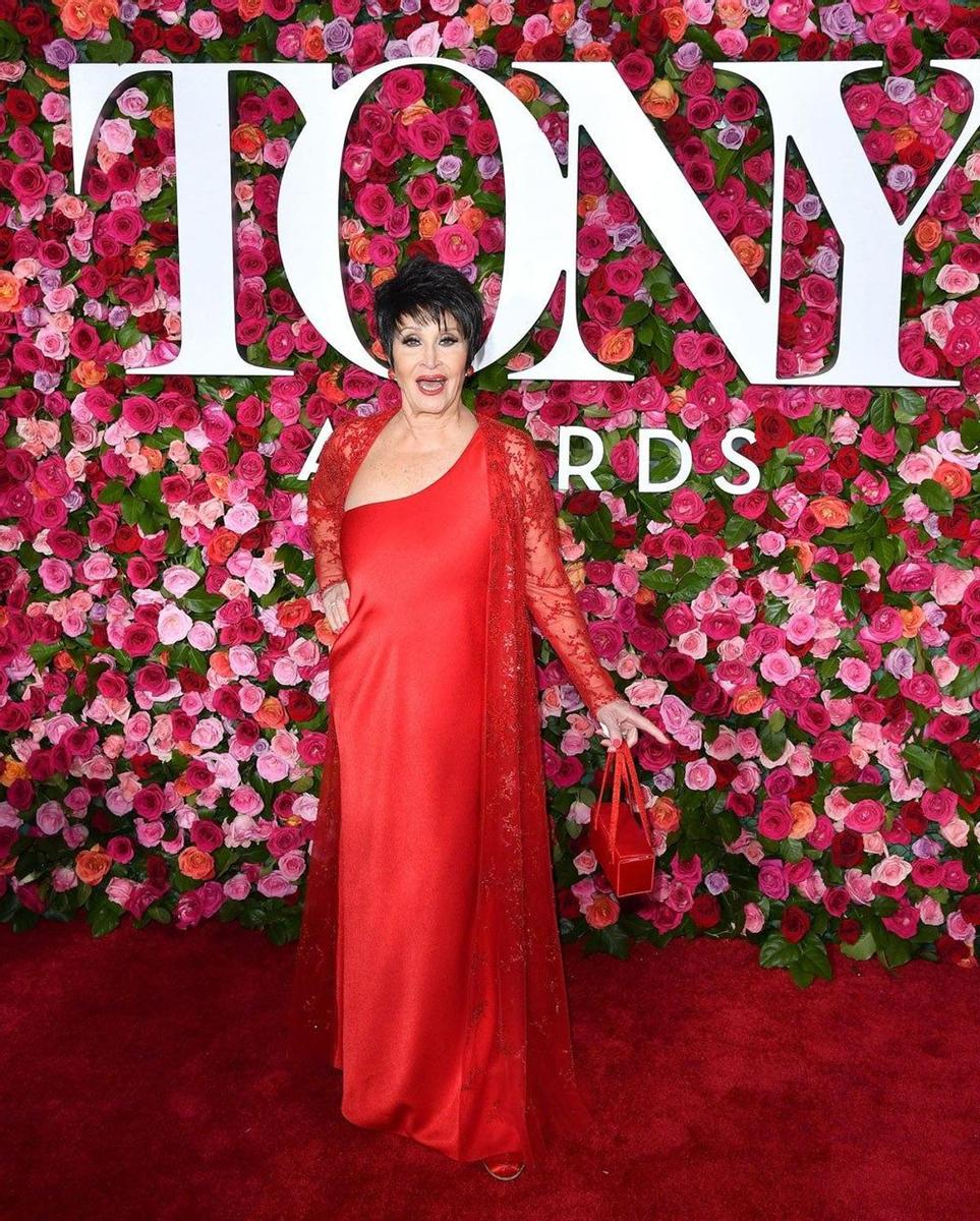 Chita Rivera en la gala de los Premios Tony 2018