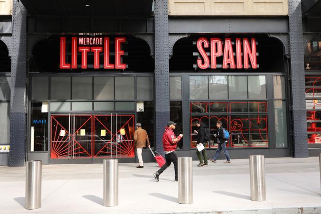 Exterior del Mercado Little Spain, en Manhattan