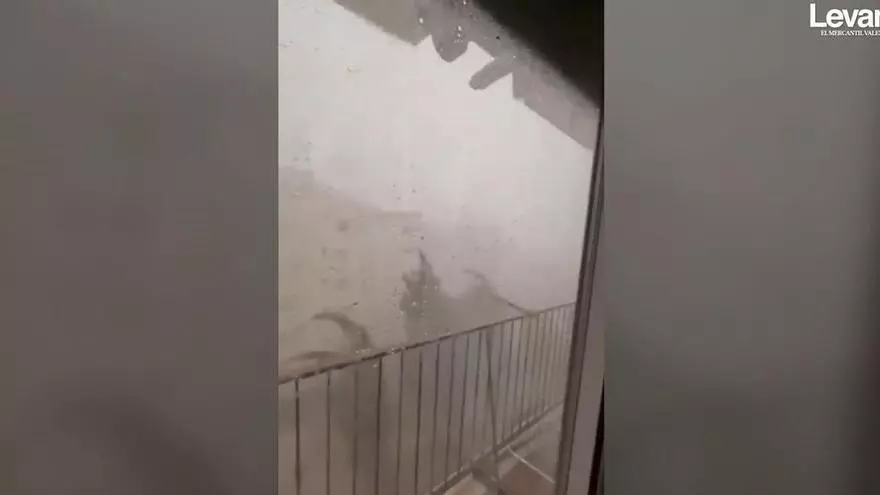 Tormentas y reventones con vientos de 115km/h en Alcoi