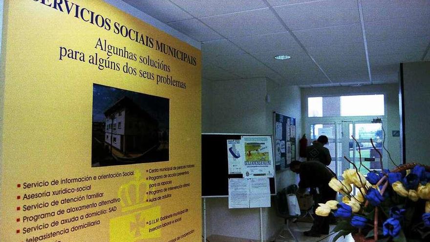 Trabajos previos a la apertura de los locales de servicios sociales en Costa da Lonxa.