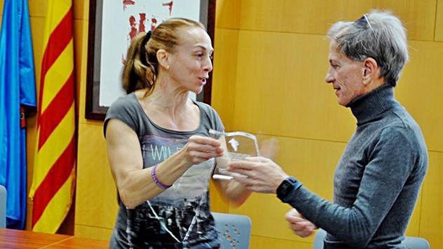 Santa Cristina Homenatge a l&#039;atleta Celso Curiel