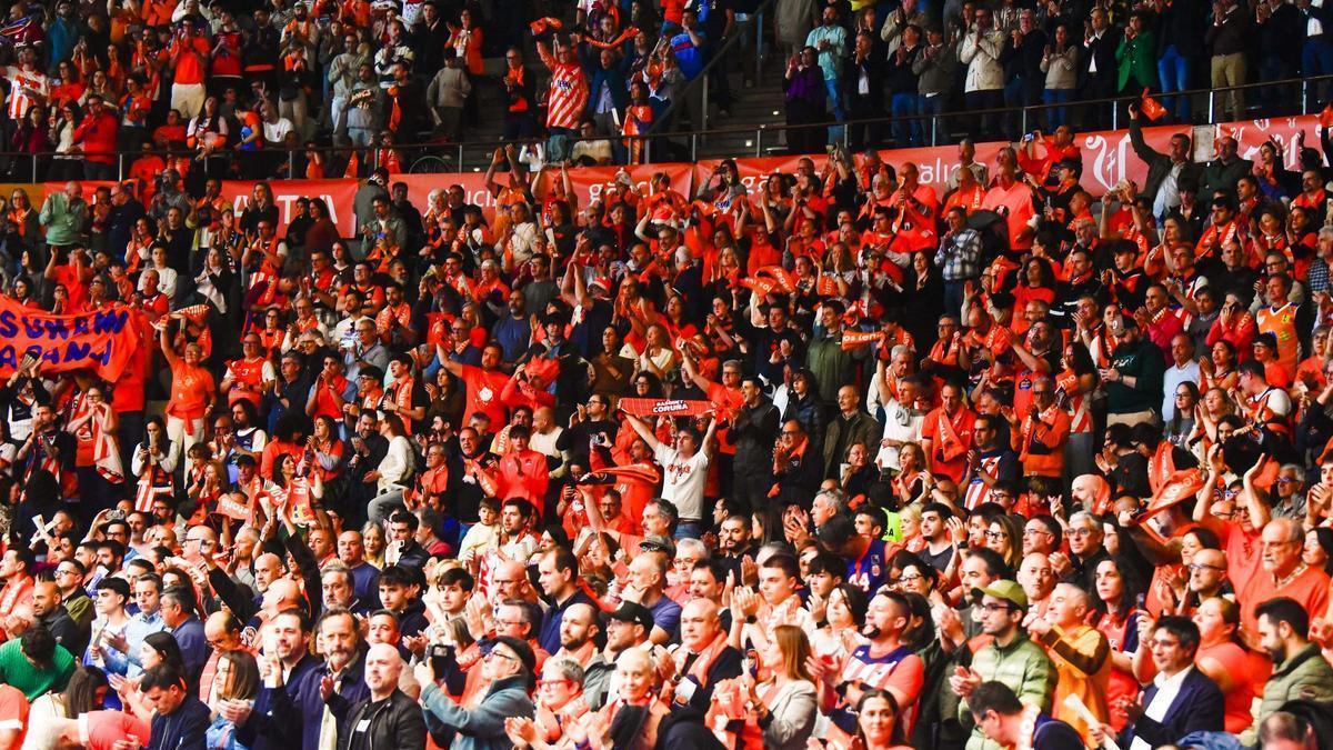 La afición del Leyma cae en el derbi gallego