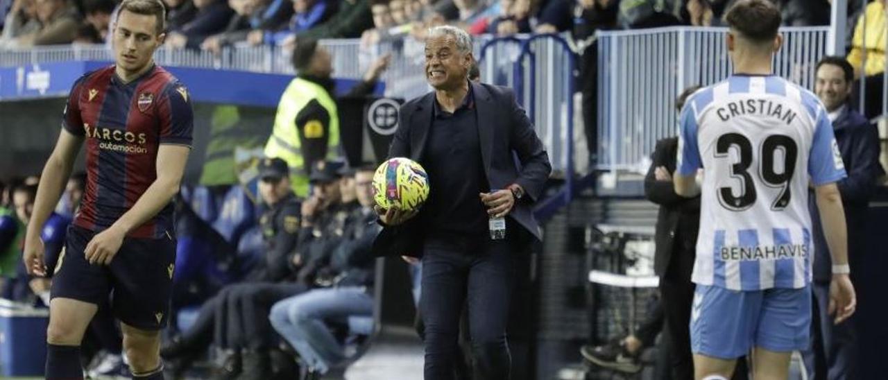 Sergio Pellicer, entrenador del Málaga CF