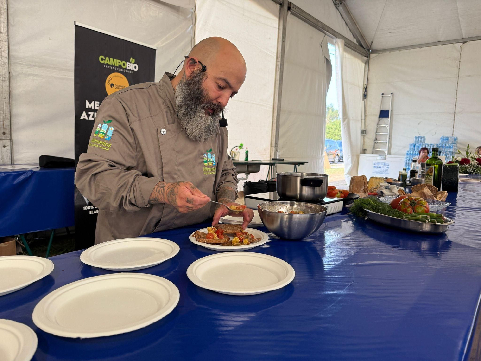 Así fue el showcooking de David Montes en FAPEA