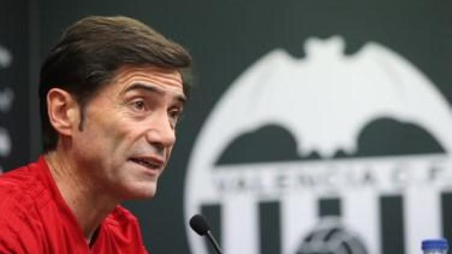 Marcelino: &quot;Guedes está mermado, pero él quiere jugar&quot;