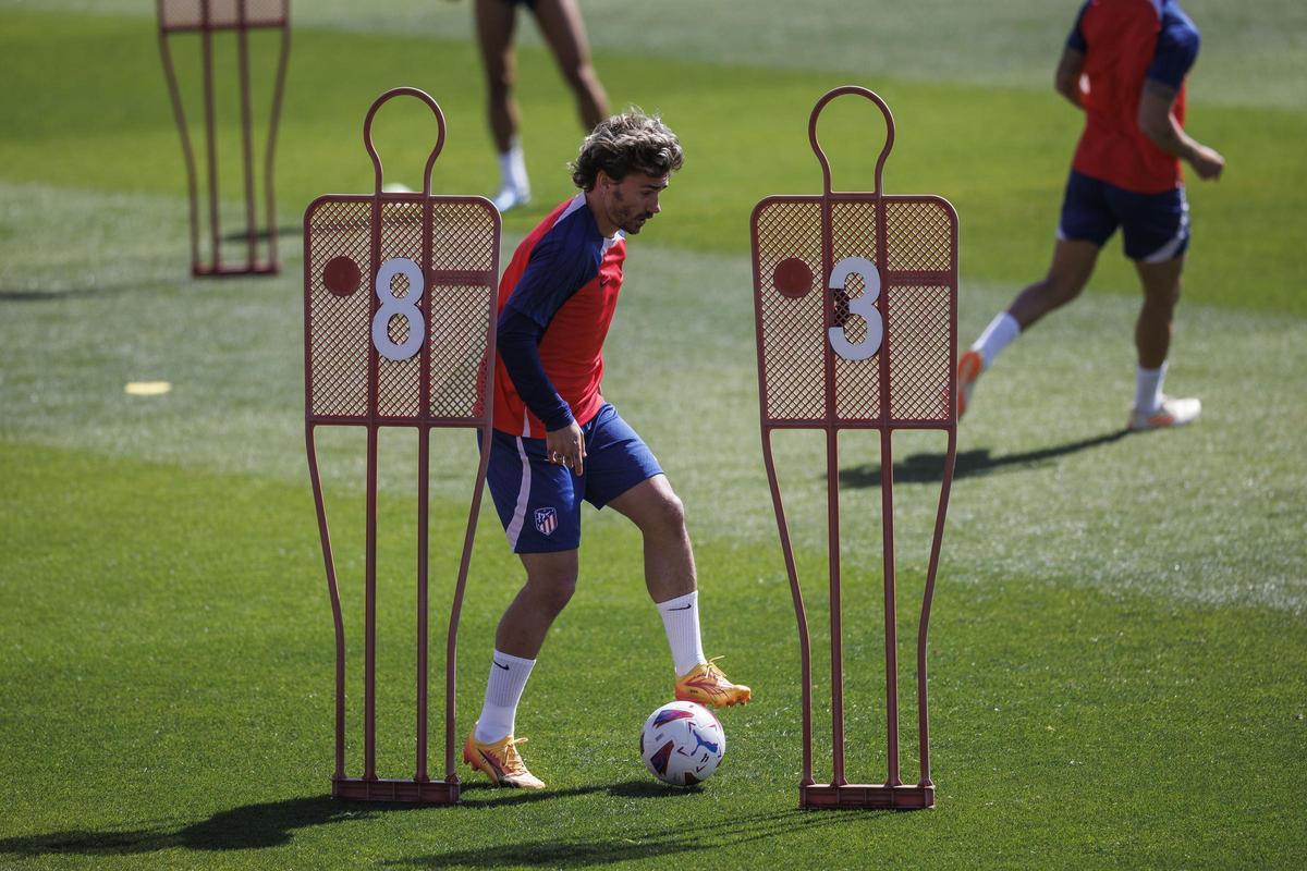 Entrenamiento del Atlético de Madrid