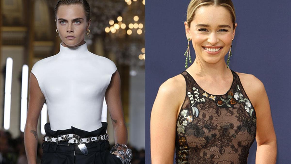 Emilia Clarke y Cara Delevingne apuestan por el mismo corte de pelo