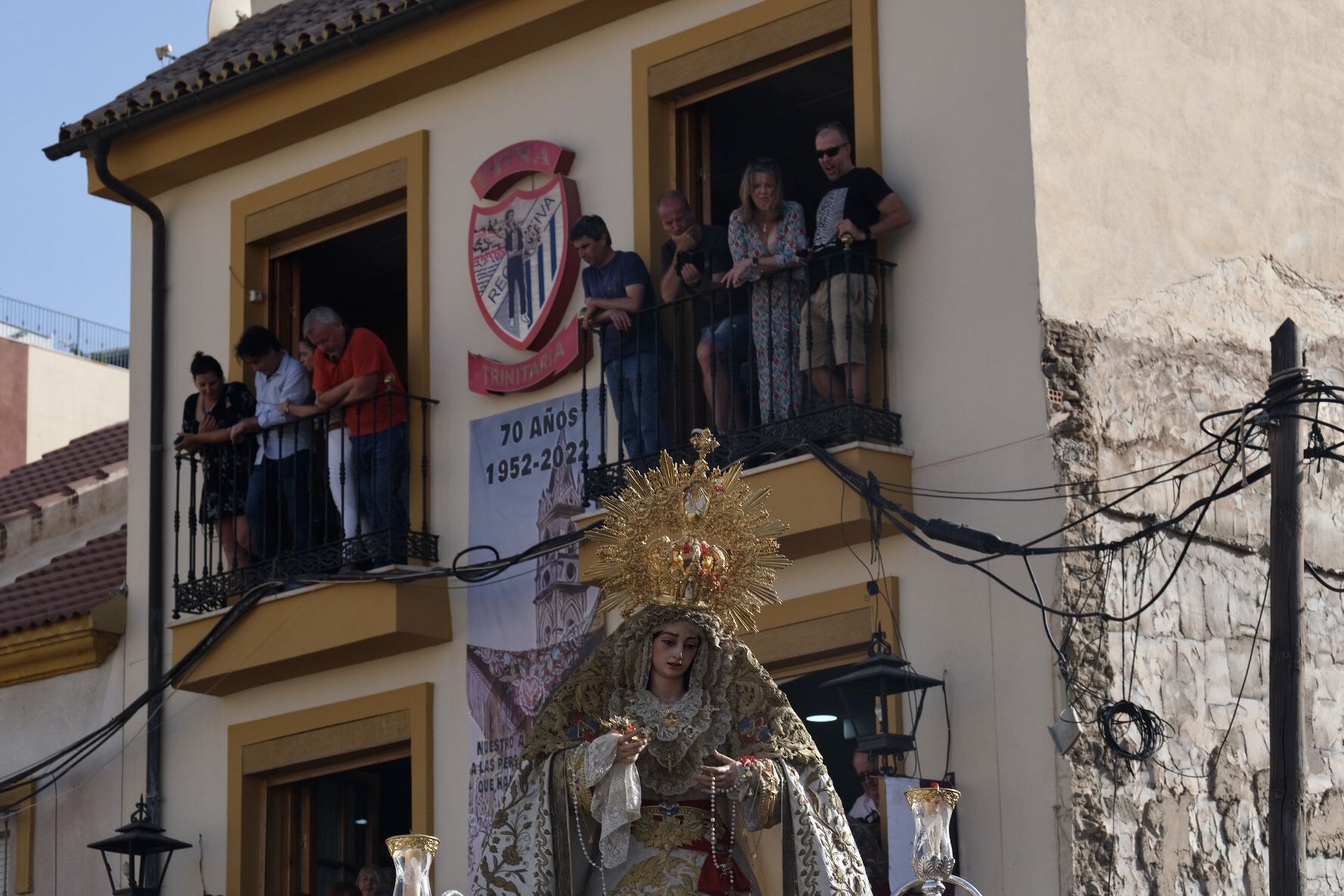 Las imágenes de la procesión de la Virgen de la Trinidad