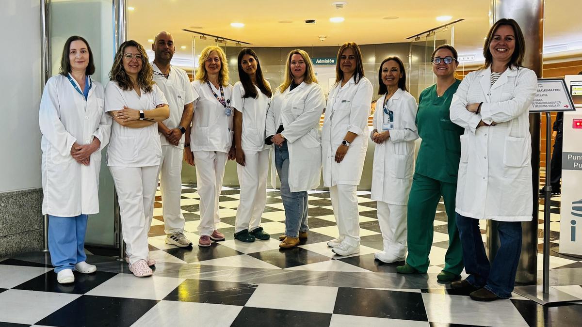 Equipo de enfermería de la Instituto Valenciano Oncológico.