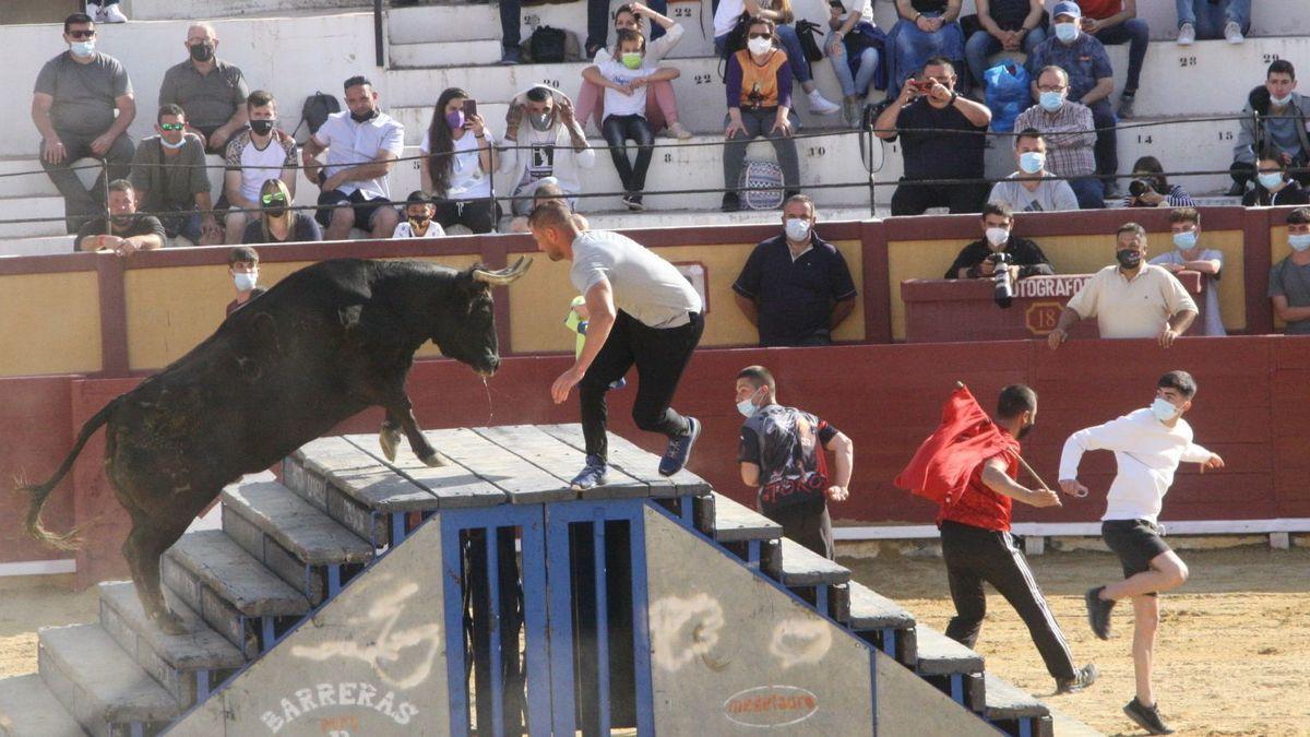 Los aficionados se dieron cita en la plaza de toros de Vinaròs. JAVIER FLORES