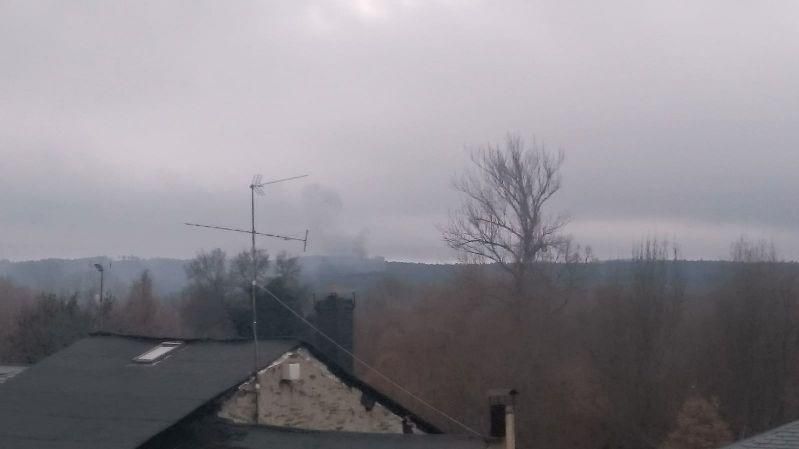 Incendio en el Centro del Lobo de Robledo.