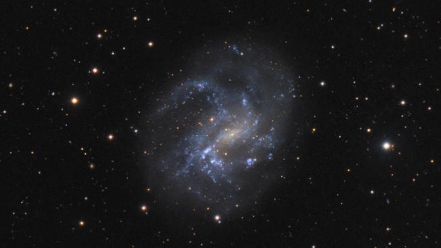 Imagen de la galaxia NGC 4395.