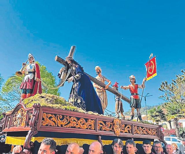 El conjunto del Nazareno de la Cofradía de la Misericordia.