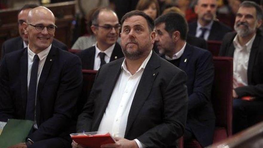 Oriol Junqueras, durant la primera sessió del judici