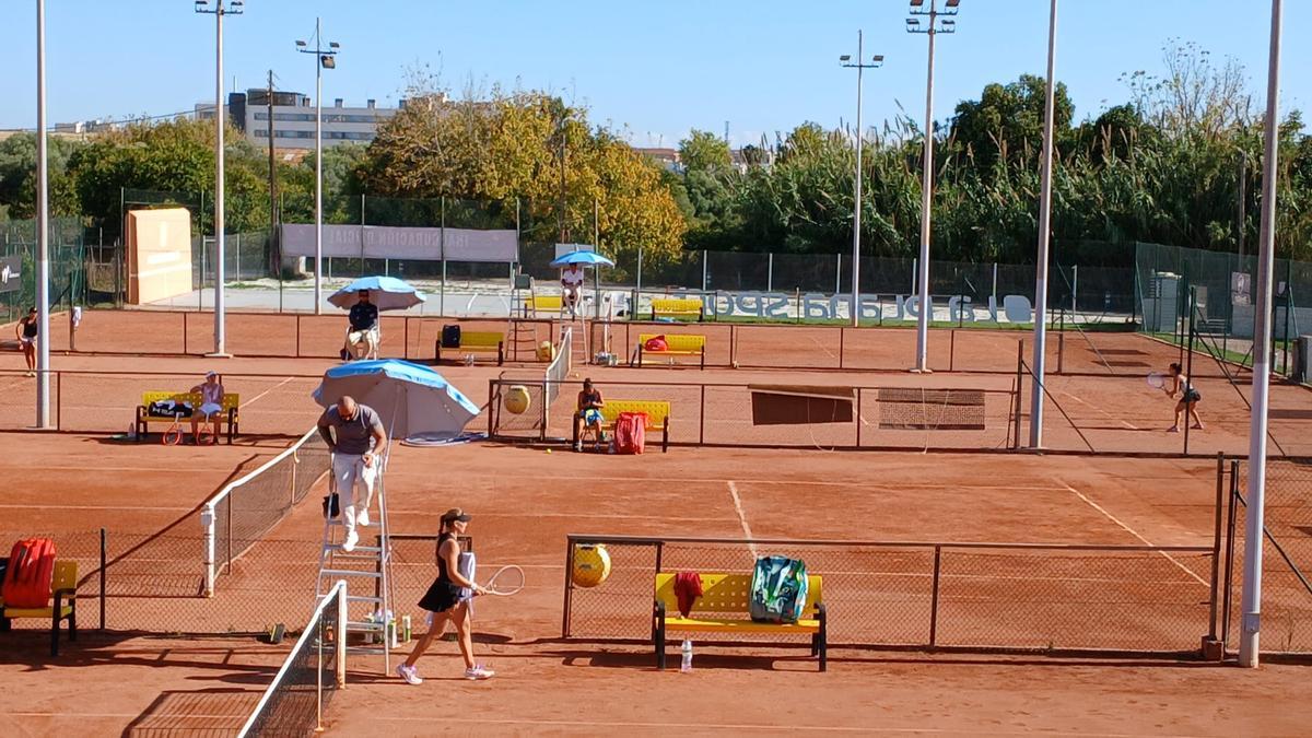 Las pistas de tenis de La Plana Sport Castellón.