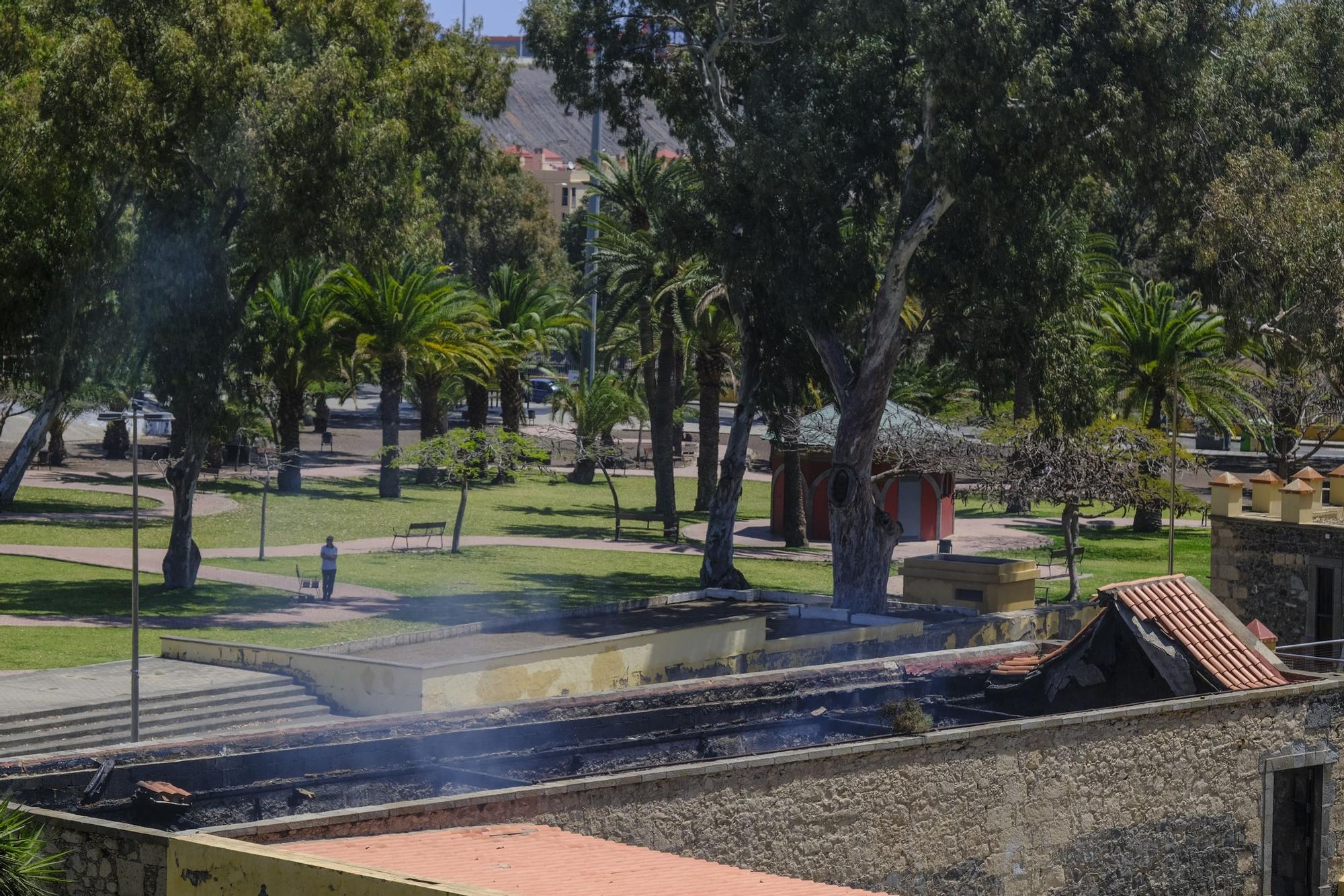 Incendio en la Casa de la Condesa en Telde