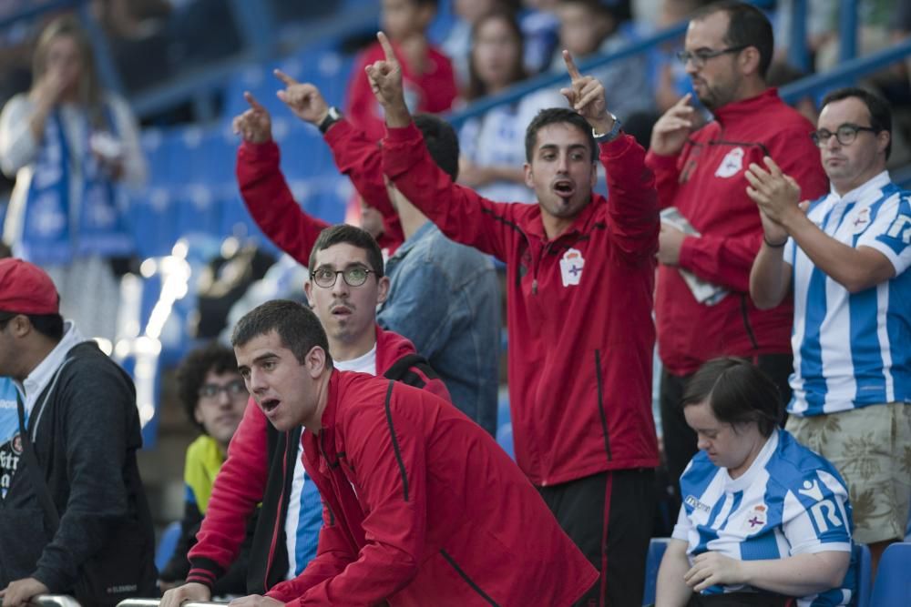 La afición en el Dépor-Almería