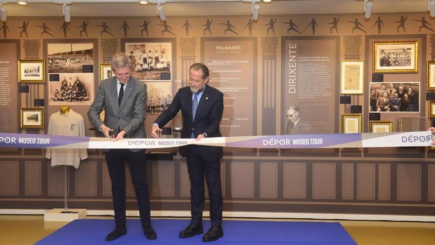 Escotet, en la inauguración del museo del Dépor: "Aspira a convertirse en un nuevo símbolo para A Coruña y para Galicia"