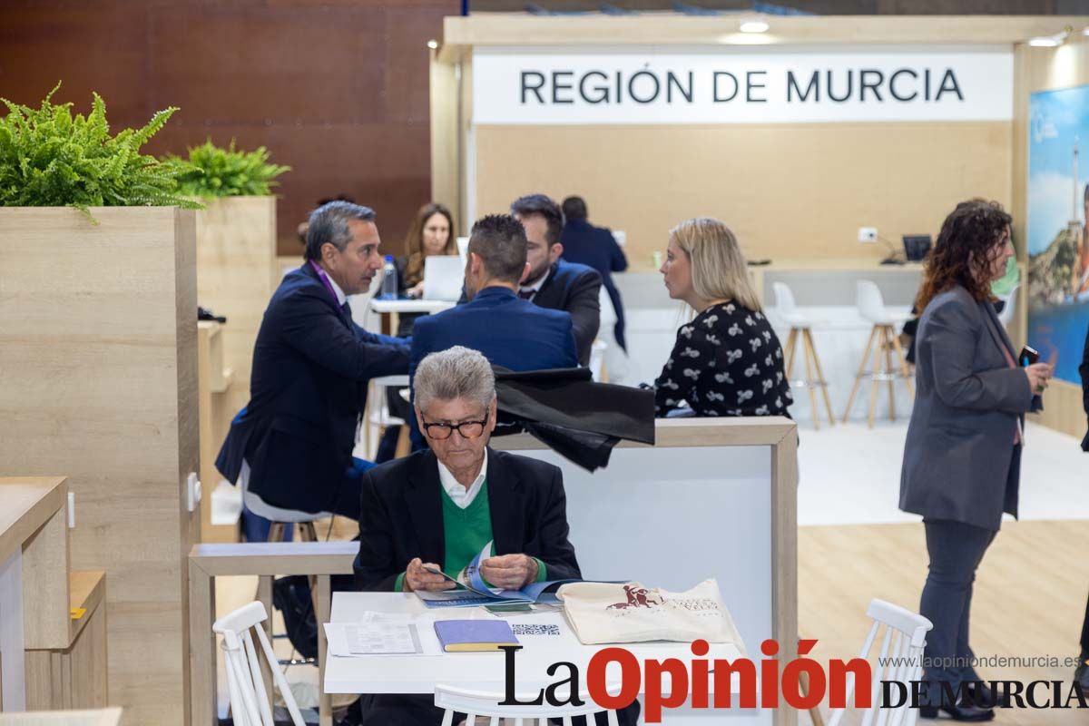 Así ha sido el primer día en el stand de la Región de Murcia en la Feria de Fitur