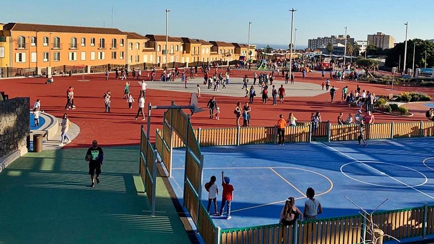 El parque de Las Mantecas, el de mayores dimensiones del municipio.