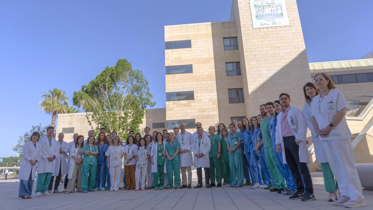 Equipo del área de transplante infantil del hospital Reina Sofía de Córdoba.