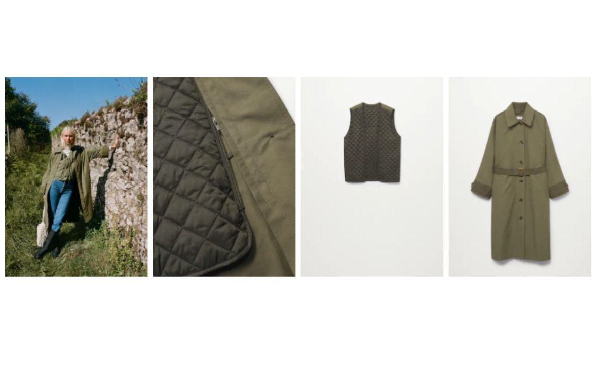 La gabardina de Mango