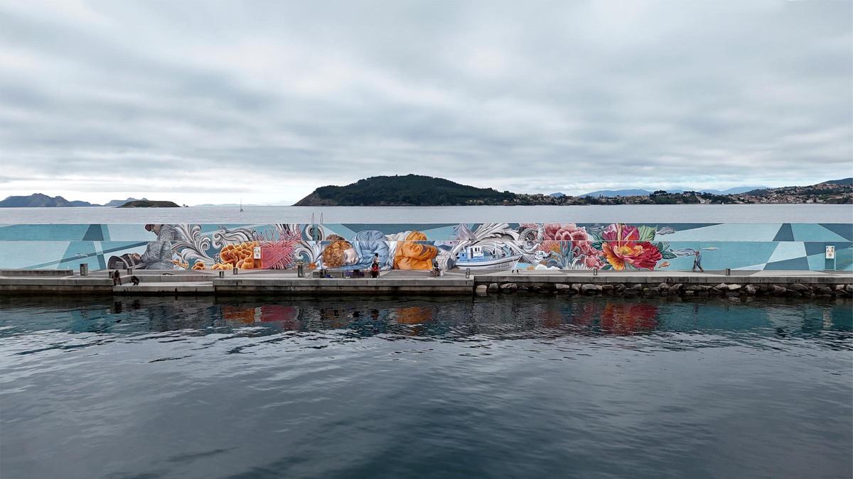 Uno de los murales de Lula Goce