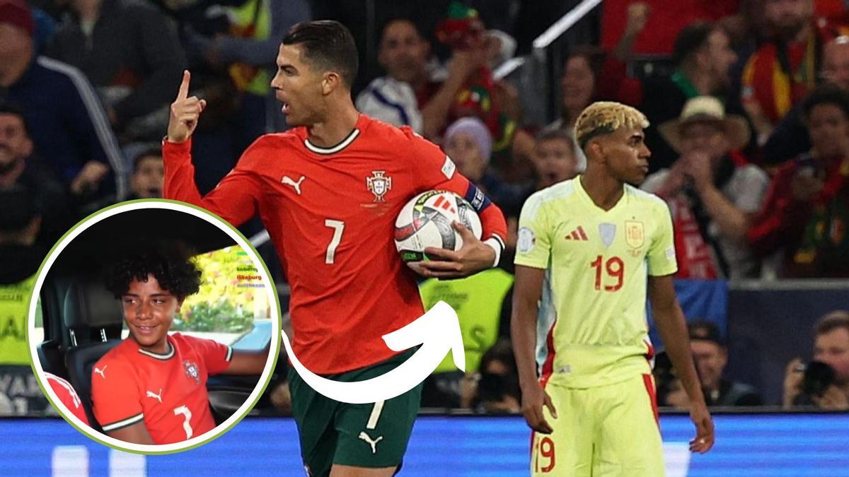 Cristiano JR comparó a Cristiano con Lamine Yamal