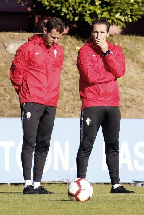 Entrenamiento del Sporting