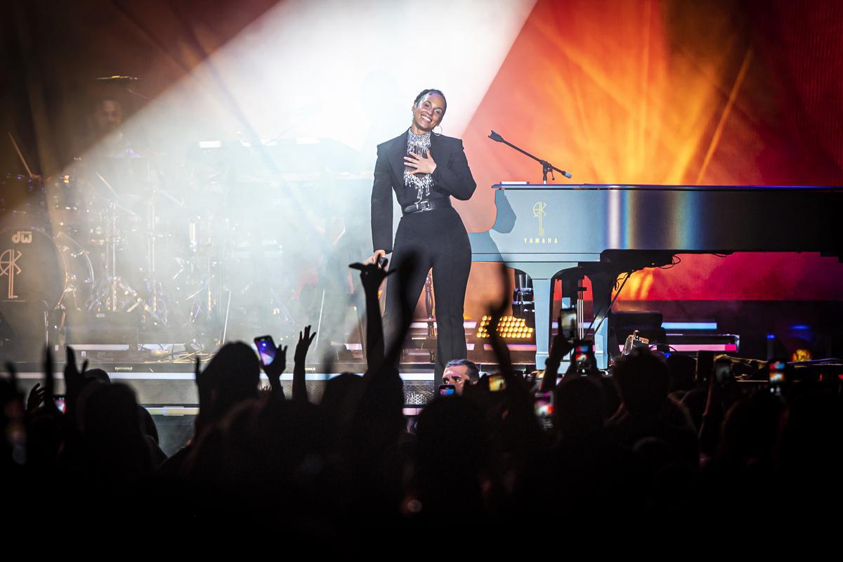 Concierto de Alicia Keys en el Palau Sant Jordi de Barcelona