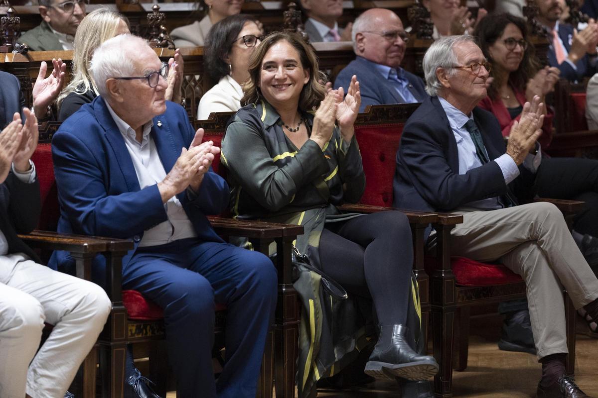 Colau asiste al pregón de la Mercè, el pasado 22 de septiembre.